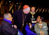 2013 Lourdes Pilgrimage - SUNDAY Cardinal Dolan Presents Malades Medals Pius X (10/71)
